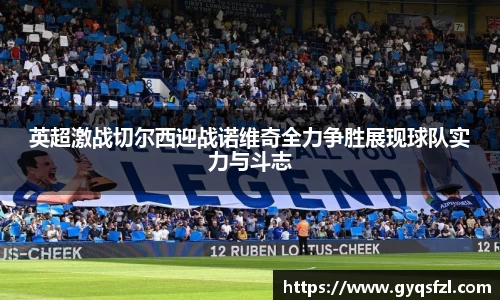 英超激战切尔西迎战诺维奇全力争胜展现球队实力与斗志